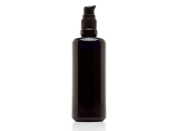 ULTRA JARS 100ml UV Glass Bottle with Push Pump Cap