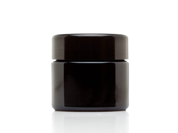 ULTRA JARS 50ml UV Glass Jar with Black Screw Top Lid
