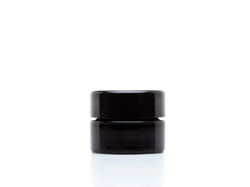 ULTRA JARS 5ml UV Glass Jar with Black Screw Top Lid